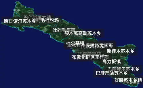 threejs兴安盟科尔沁右翼中旗geoJson地图3d地图自定义贴图加CSS2D标签