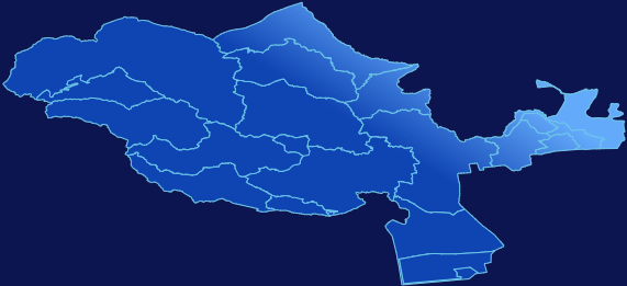 echarts兴安盟扎赉特旗geoJson地图全局颜色渐变