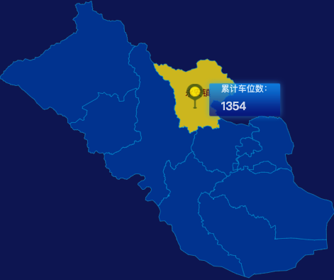 echarts兴安盟突泉县geoJson地图点击地图插小旗