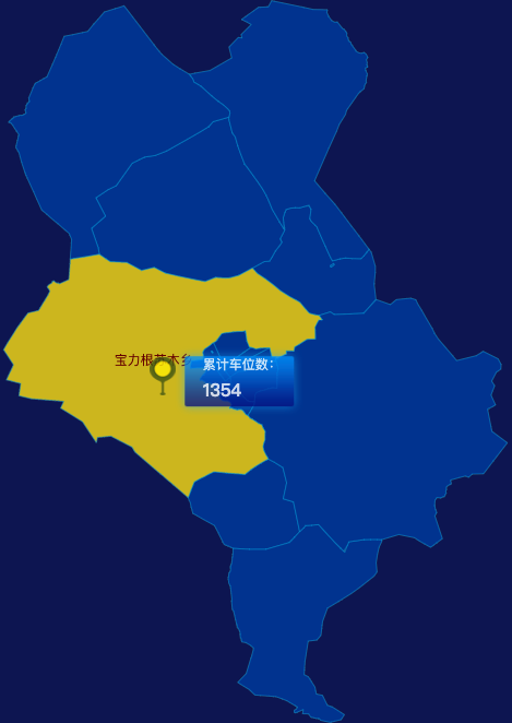 echarts锡林郭勒盟锡林浩特市geoJson地图点击地图插小旗