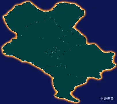 threejs锡林郭勒盟锡林浩特市geoJson地图3d地图添加金色效果