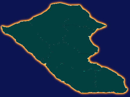 threejs锡林郭勒盟阿巴嘎旗geoJson地图3d地图添加金色效果