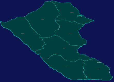 threejs锡林郭勒盟阿巴嘎旗geoJson地图3d地图CSS3D标签