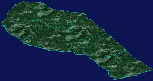 threejs锡林郭勒盟苏尼特左旗geoJson地图3d地图自定义贴图加CSS3D标签