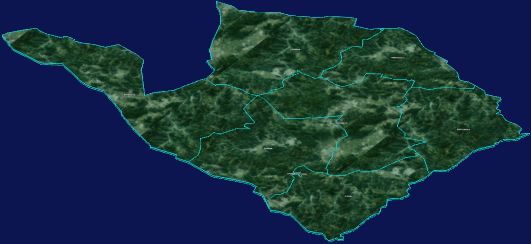 threejs锡林郭勒盟苏尼特右旗geoJson地图3d地图CSS3D标签