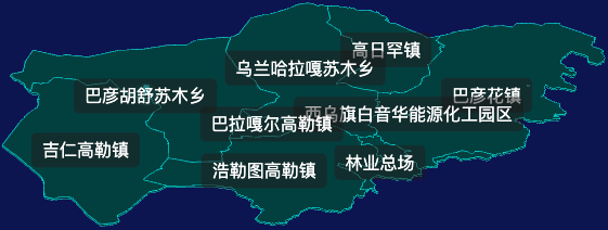 threejs锡林郭勒盟西乌珠穆沁旗geoJson地图3d地图CSS2D外加旋转棱锥