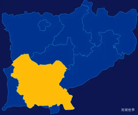 echarts锡林郭勒盟太仆寺旗geoJson地图指定区域高亮