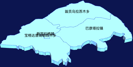 echarts锡林郭勒盟镶黄旗geoJson地图3d地图