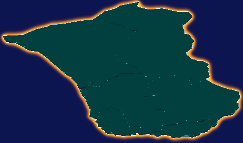 threejs锡林郭勒盟正镶白旗geoJson地图3d地图添加金色效果