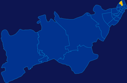 echarts哈尔滨市道里区geoJson地图指定区域高亮