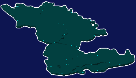 threejs哈尔滨市松北区geoJson地图3d地图添加描边效果