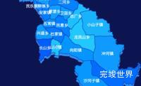 echarts哈尔滨市五常市geoJson地图 visualMap控制地图颜色代码演示