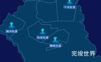 echarts鸡西市梨树区geoJson地图点击跳转到指定页面代码演示