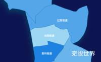 echarts鹤岗市向阳区geoJson地图 tooltip轮播实例代码