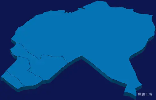 echarts鹤岗市兴山区geoJson地图3d地图实例旋转动画