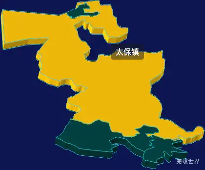 threejs双鸭山市四方台区geoJson地图3d地图鼠标移入显示标签并高亮