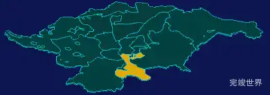 threejs双鸭山市宝清县geoJson地图3d地图指定区域闪烁