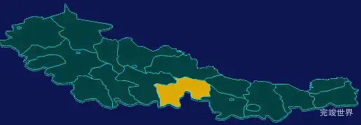 threejs大庆市肇源县geoJson地图3d地图红色描边闪烁警报