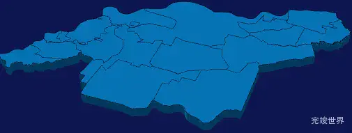 echarts佳木斯市同江市geoJson地图3d地图实例旋转动画