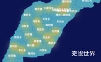 echarts绥化市海伦市geoJson地图热力图实例代码