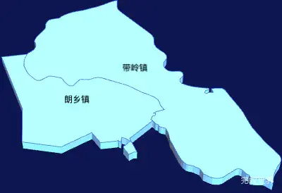 echarts伊春市大箐山县geoJson地图3d地图