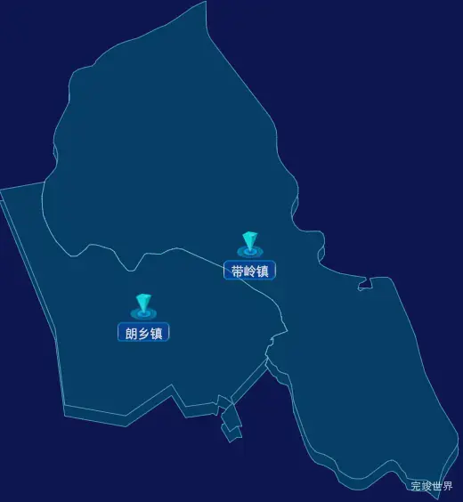 echarts伊春市大箐山县geoJson地图点击跳转到指定页面