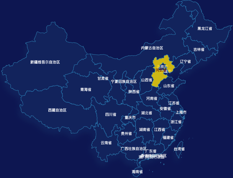 echarts地图实现下钻效果实例