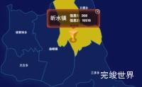 echarts临汾市大宁县geoJson地图点击弹出自定义弹窗演示实例