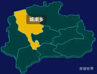 threejs临汾市隰县geoJson地图3d地图鼠标移入显示标签并高亮