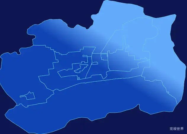 echarts临汾市侯马市geoJson地图全局颜色渐变