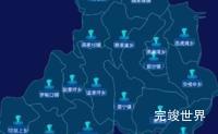 echarts吕梁市兴县geoJson地图点击跳转到指定页面代码演示