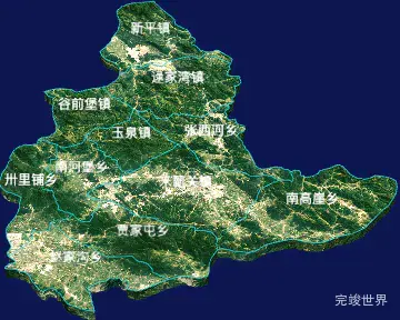 echarts大同市天镇县geoJson地图3d地图自定义贴图-绿色地面