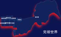 echarts太原市迎泽区geoJson地图阴影效果实例