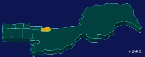 threejs太原市迎泽区geoJson地图3d地图指定区域闪烁