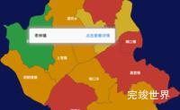 echarts忻州市代县geoJson地图tooltip自定义html实例