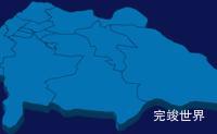 echarts晋中市太谷县geoJson地图3d地图实例旋转动画实例代码