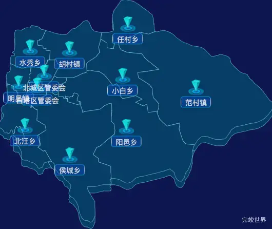 echarts晋中市太谷县geoJson地图点击跳转到指定页面