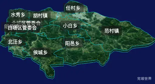 threejs晋中市太谷县geoJson地图3d地图添加旋转棱锥