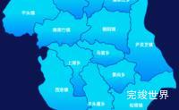 echarts晋中市寿阳县geoJson地图局部颜色渐变效果实例