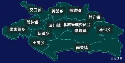 threejs晋中市灵石县geoJson地图3d地图css2d标签