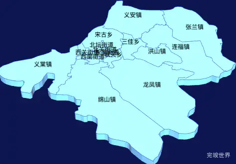 echarts晋中市介休市geoJson地图3d地图