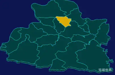 threejs晋城市阳城县geoJson地图3d地图指定区域闪烁