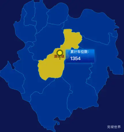 echarts晋城市陵川县geoJson地图点击地图插小旗