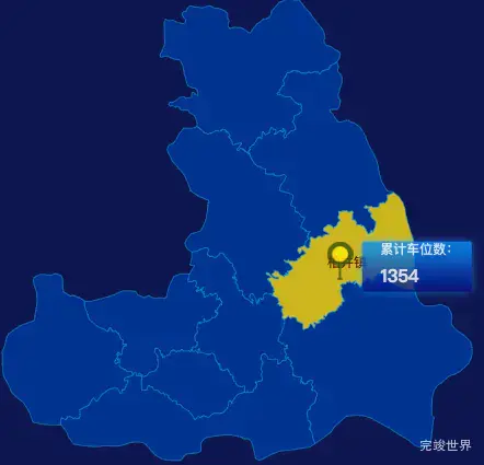 echarts阳泉市平定县geoJson地图点击地图插小旗