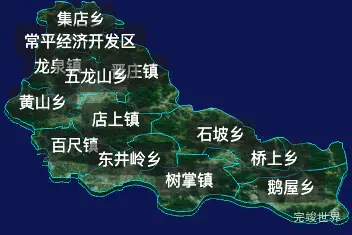 threejs长治市壶关县geoJson地图3d地图