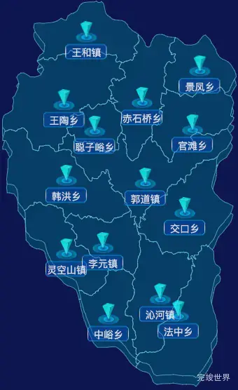 echarts长治市沁源县geoJson地图点击跳转到指定页面