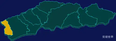 threejs运城市平陆县geoJson地图3d地图指定区域闪烁