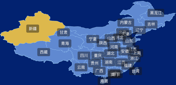 threejs 3d地图鼠标移入地图后高亮