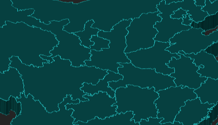 地图轮廓绘制