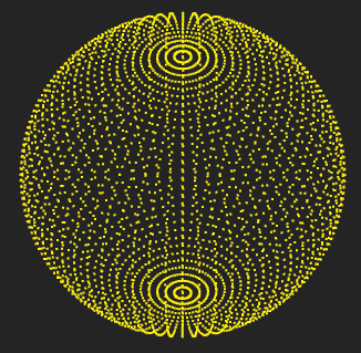 threejs 黄色的球体